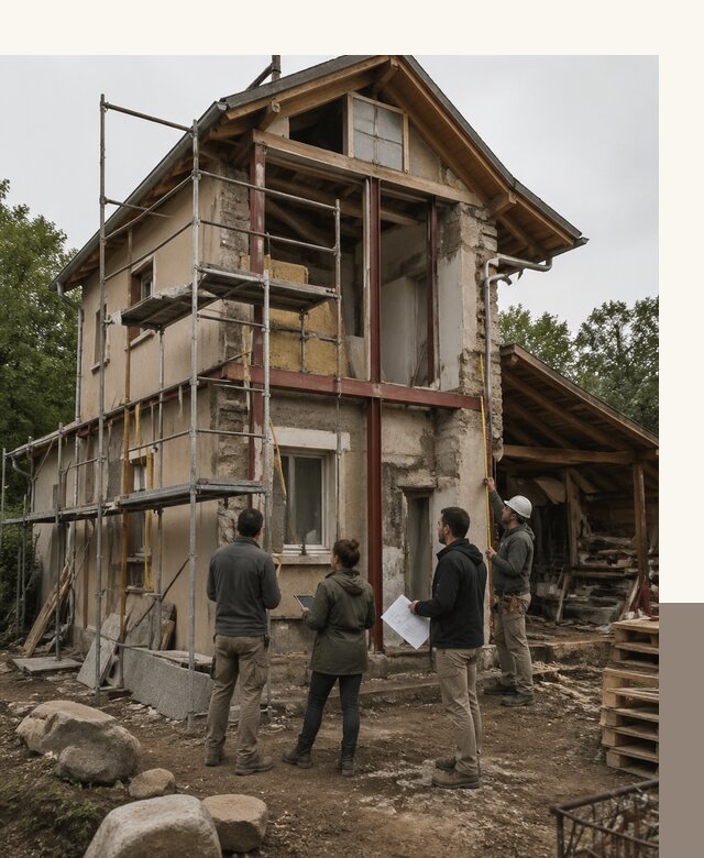Реконструкция загородного дома под ключ в Кимрах от бюро