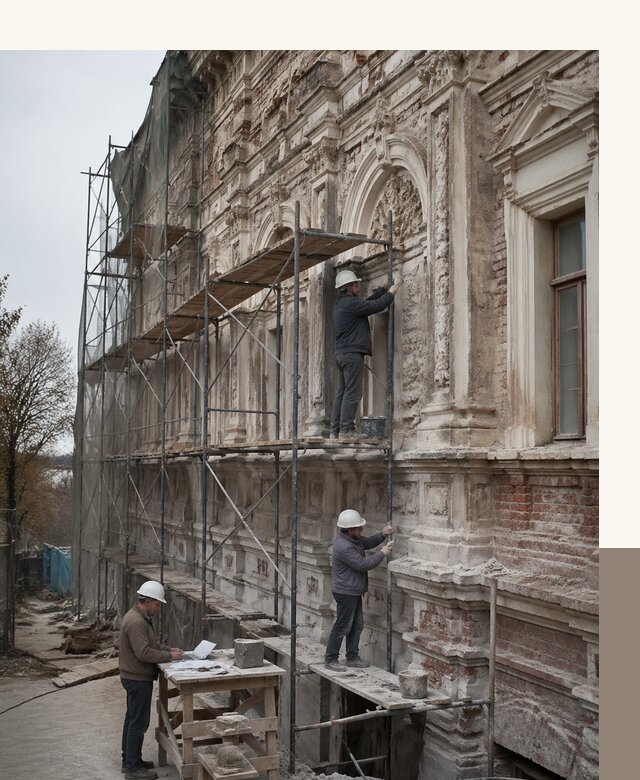 Реставрация объектов культурного наследия под ключ в Кимрах