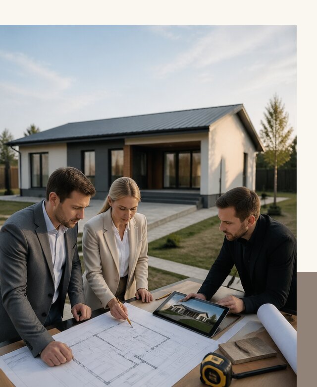 Проект одноэтажного дома 6 на 12 под ключ в Кимрах